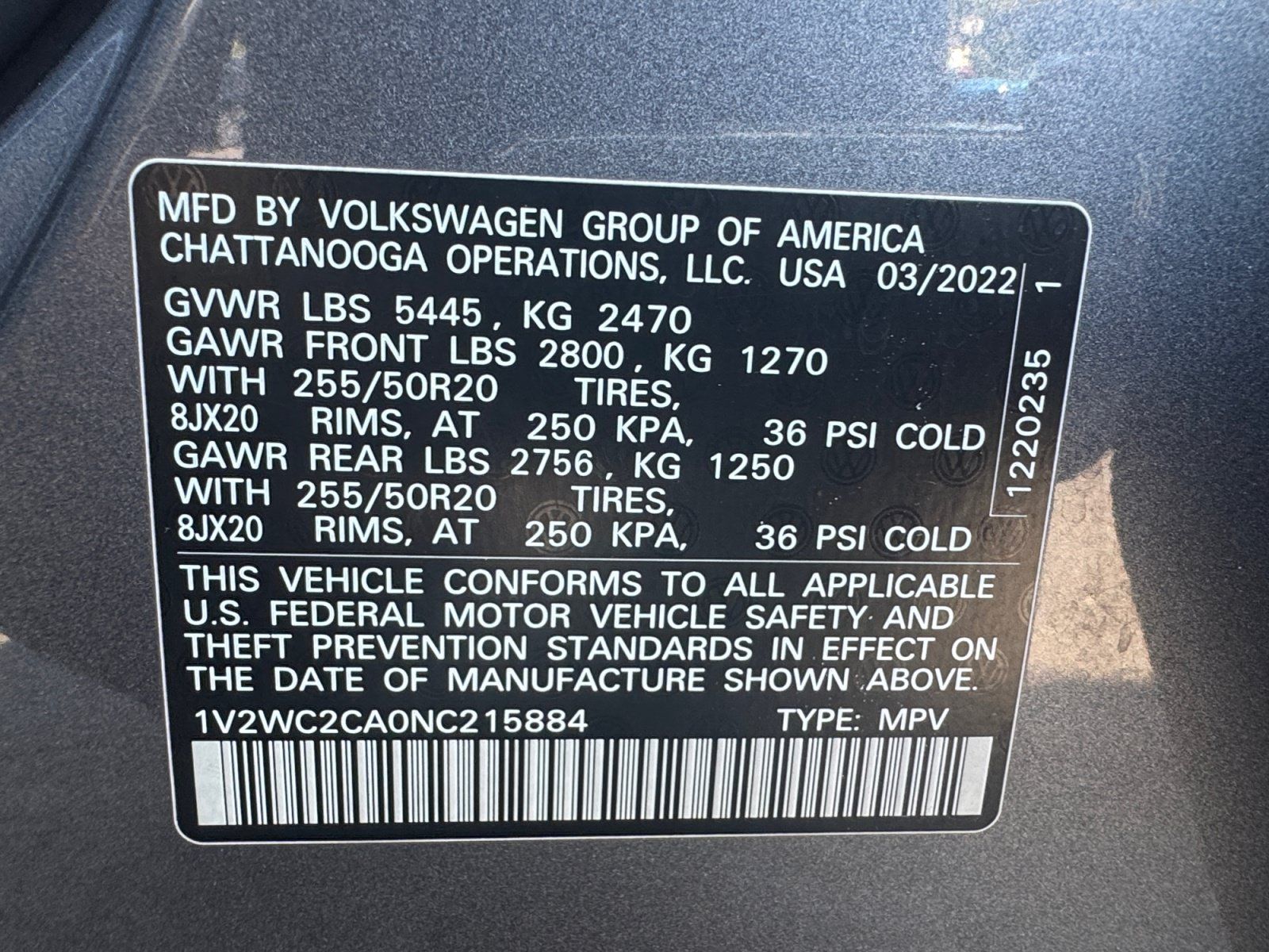 Used 2022 Volkswagen Atlas Cross Sport SE w/ Black Wheel Package FWD image 16