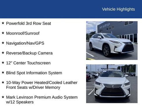 Used 2019 Lexus RX 350L FWD image 25