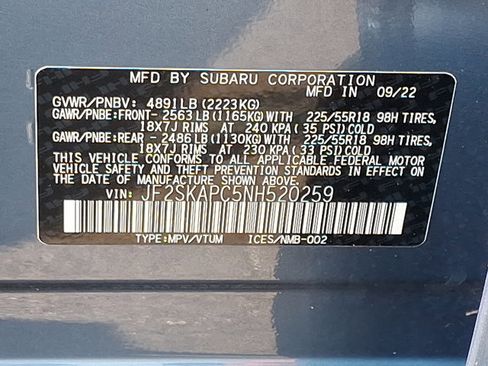 Certified 2022 Subaru Forester Limited w/ Popular Package #2 AWD/4WD image 28