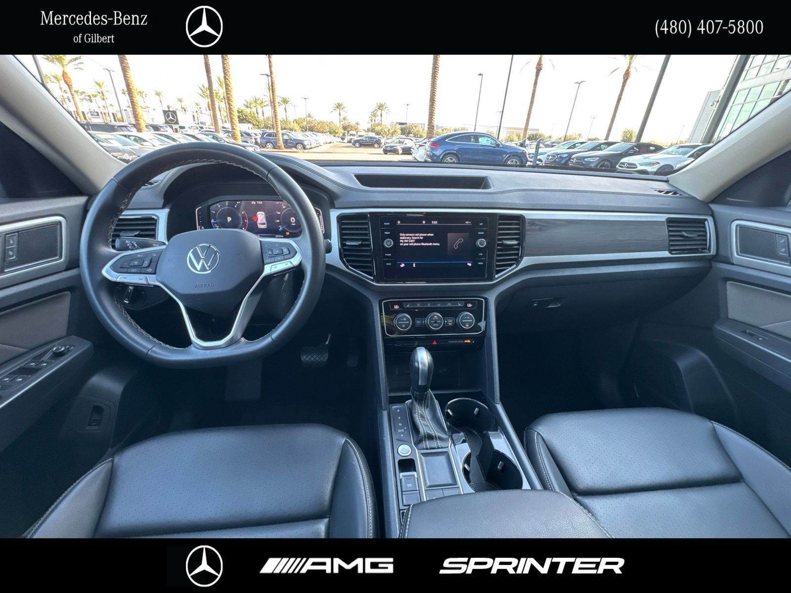 Used 2023 Volkswagen Atlas SE w/ Black Wheel Package FWD image 25