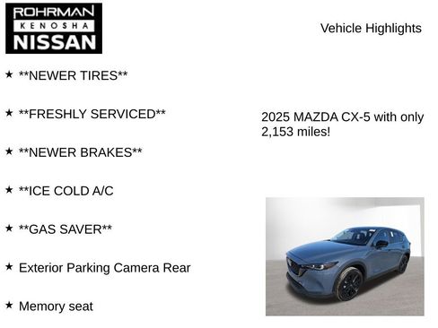 Used 2025 MAZDA CX-5 Carbon Edition image 7