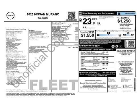 Used 2023 Nissan Murano SL w/ SL Moonroof Package AWD/4WD image 36
