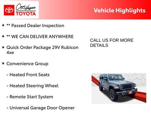 Used 2025 Jeep Wrangler Unlimited Rubicon 4xe w/ Convenience Group AWD/4WD image 5