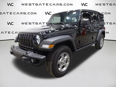 Used 2021 Jeep Wrangler Unlimited Sport image 1