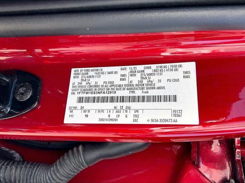 Used 2022 Ford F150 Platinum w/ Equipment Group 701A High image 16