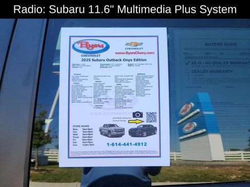 Used 2025 Subaru Outback Onyx Edition AWD/4WD image 13