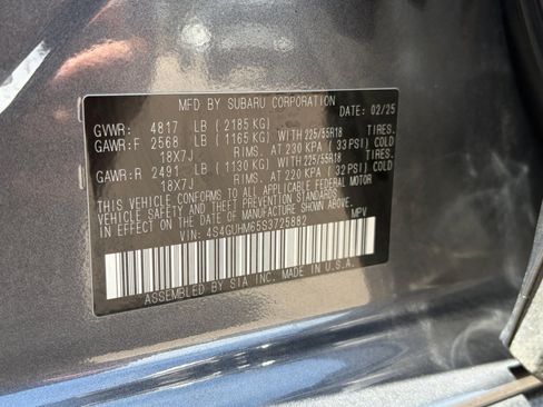 Certified 2025 Subaru Crosstrek 2.5i Limited w/ Popular Package #3A AWD/4WD image 34