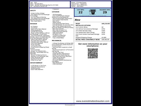 Used 2021 Mercedes-Benz Sprinter 2500 image 43