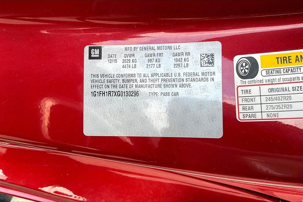 Used 2016 Chevrolet Camaro SS RWD image 17