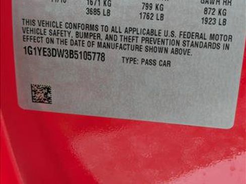 Used 2011 Chevrolet Corvette Convertible w/ 1LT image 22