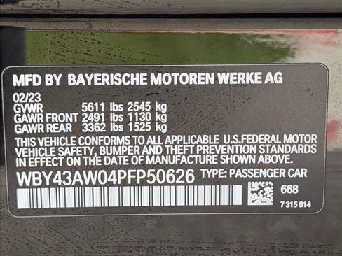 Certified 2023 BMW i4 eDrive35 w/ Premium Package image 26