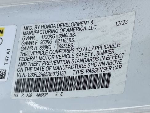 Certified 2024 Honda Civic Sport image 28