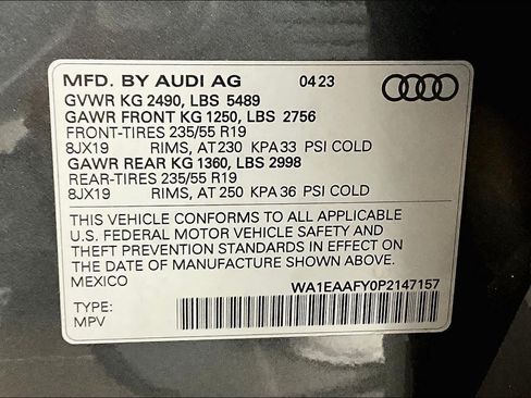 Used 2023 Audi Q5 2.0T Premium Plus w/ Premium Plus Package AWD/4WD image 52