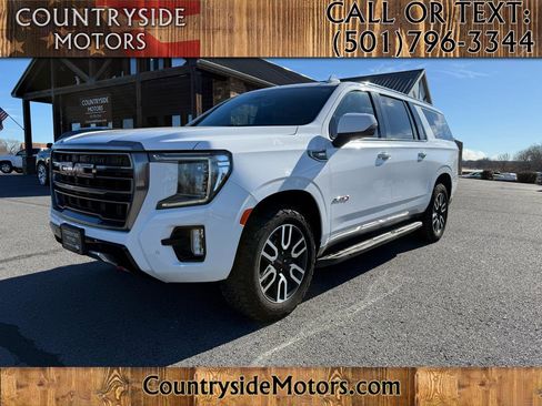 Used 2021 GMC Yukon XL AT4 w/ Rear Media and Nav Package image 1