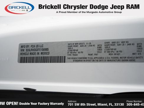 New 2026 RAM ProMaster 2500 w/ Advanced Safety Group image 28