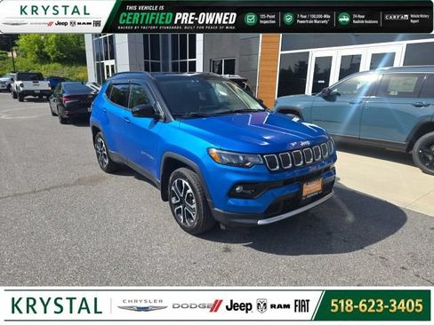 Certified 2022 Jeep Compass Limited AWD/4WD image 1