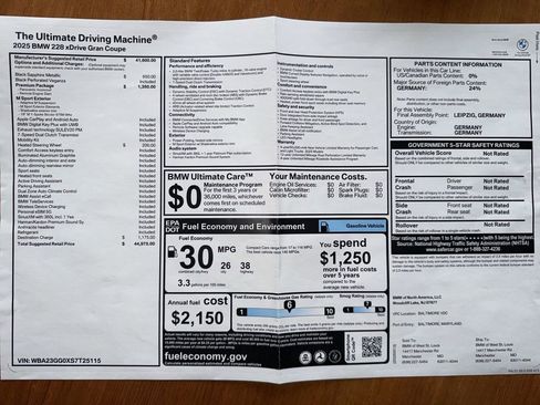 Used 2025 BMW 228i xDrive w/ Premium Package image 11