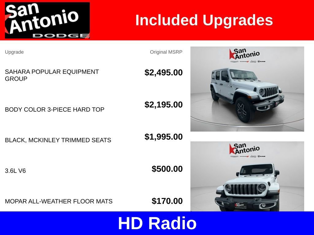 New 2026 Jeep Wrangler Unlimited Sahara AWD/4WD image 7