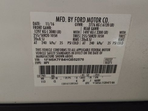 Used 2017 Ford Explorer Limited w/ Equipment Group 301A image 33