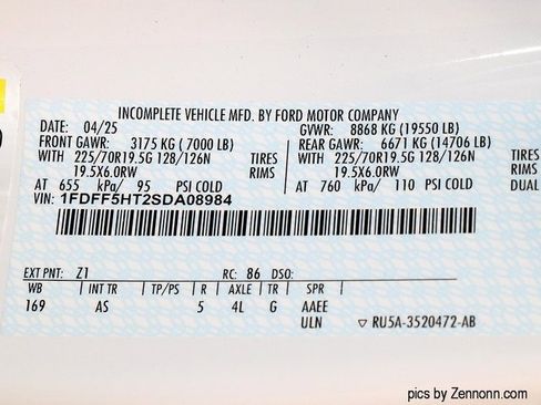 New 2025 Ford F550 4x4 Regular Cab Super Duty image 21