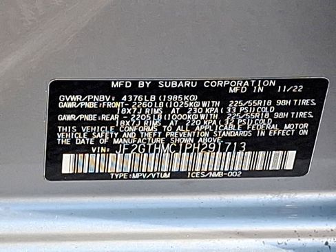 Used 2023 Subaru Crosstrek 2.5i Limited w/ Moonroof Package image 26