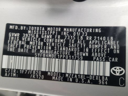 Used 2023 Toyota Corolla LE image 33