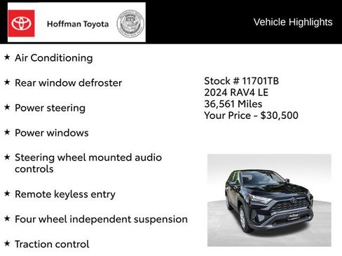 Certified 2024 Toyota RAV4 LE AWD/4WD image 15