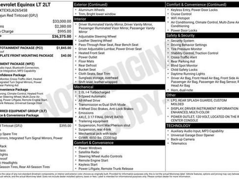 Used 2018 Chevrolet Equinox LT w/ Sun & Infotainment Package AWD/4WD image 9