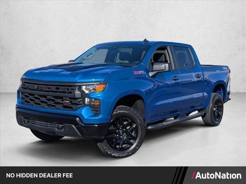 Used 2024 Chevrolet Silverado 1500 Custom Trail Boss w/ Turbomax Blackout Package AWD/4WD image 1