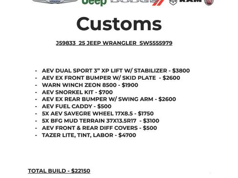 New 2025 Jeep Wrangler Unlimited Rubicon w/ Technology Group image 2