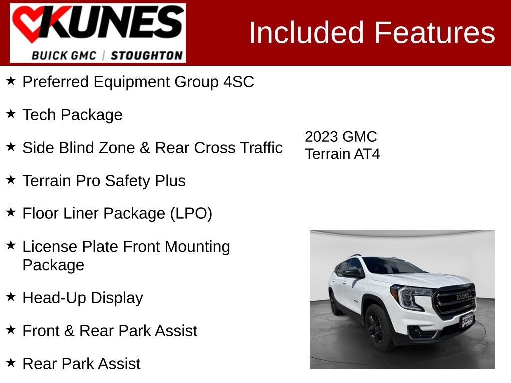 Used 2023 GMC Terrain AT4 w/ Tech Package AWD/4WD image 2