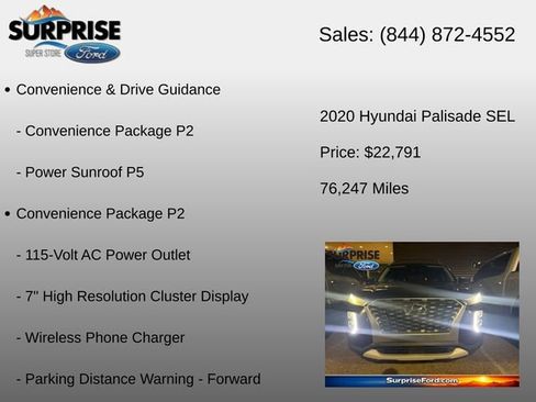Used 2020 Hyundai Palisade SEL FWD image 6