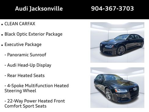 Used 2017 Audi A8 L 3.0T w/ Executive Package AWD/4WD image 9