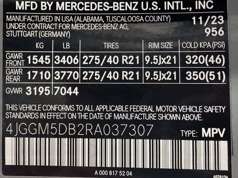 Used 2024 Mercedes-Benz EQE AMG 4MATIC SUV image 36