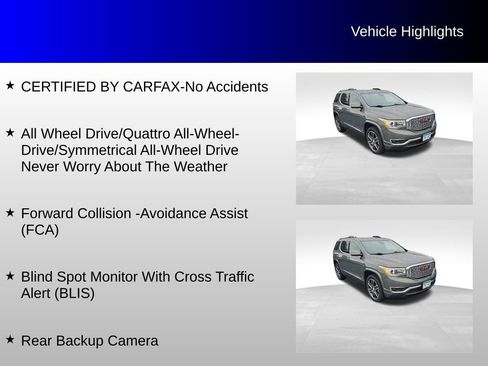 Used 2017 GMC Acadia Denali w/ Technology Package AWD/4WD image 4