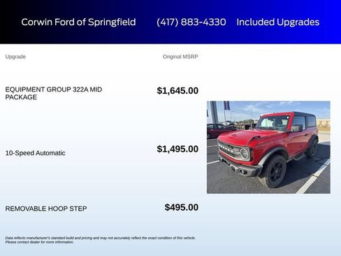Certified 2024 Ford Bronco Black Diamond AWD/4WD image 6