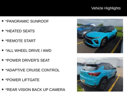 Used 2021 Chevrolet TrailBlazer RS w/ Sun and Liftgate Package AWD/4WD image 14