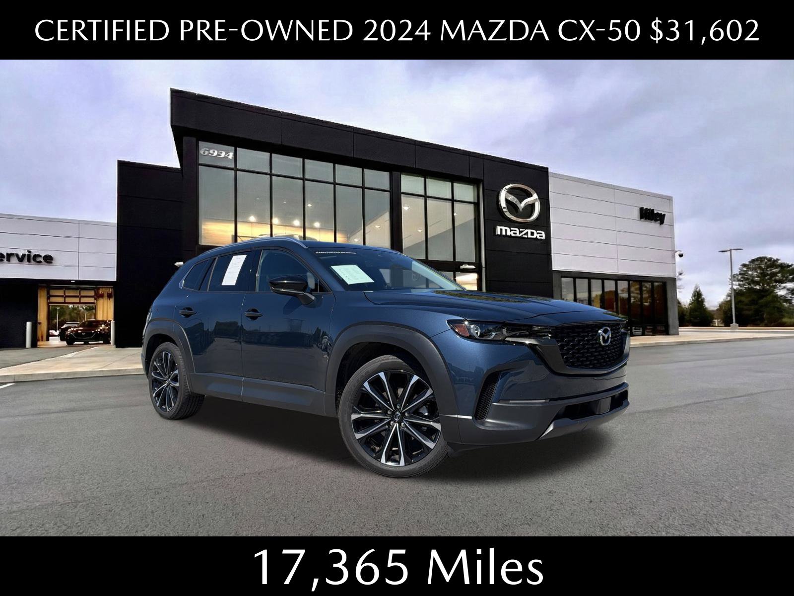Certified 2024 MAZDA CX-50 AWD 2.5 S w/ Cargo Package 360° Tour