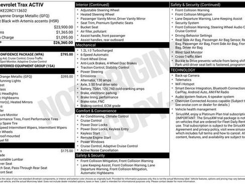 Used 2024 Chevrolet Trax ACTIV w/ Driver Confidence Package FWD image 6