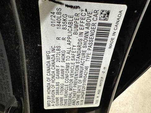 Used 2024 Honda Civic Sport image 34