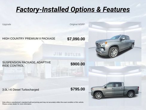 Used 2024 Chevrolet Silverado 1500 High Country AWD/4WD image 3
