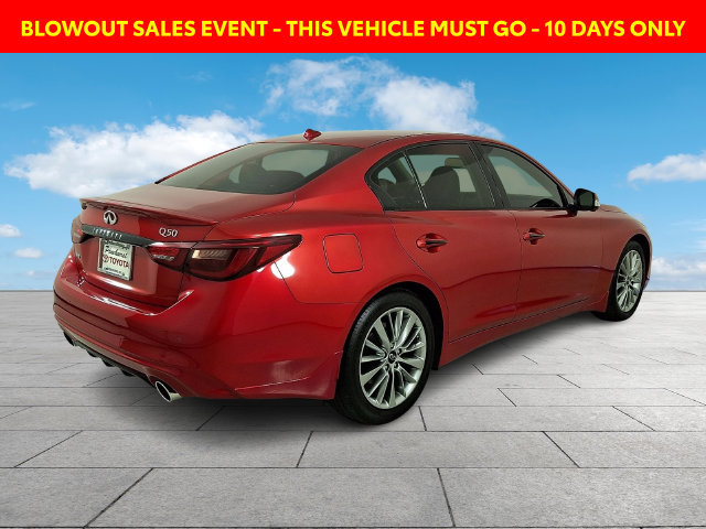 Used 2022 INFINITI Q50 Luxe w/ Cargo Package AWD/4WD image 8