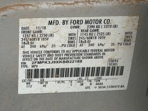 Used 2019 Ford Edge SEL w/ Equipment Group 201A FWD image 26