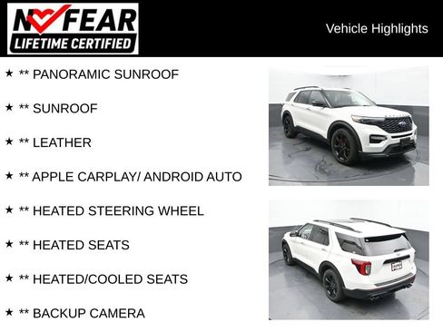 Used 2021 Ford Explorer ST w/ Equipment Group 401A AWD/4WD image 2