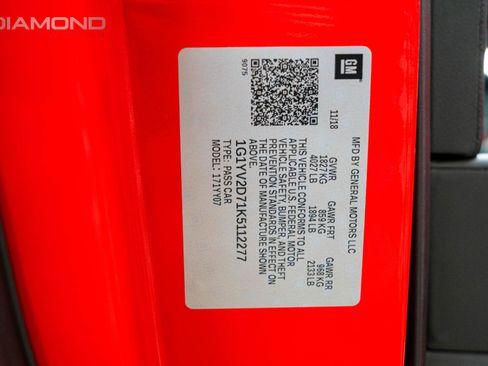 Used 2019 Chevrolet Corvette Grand Sport w/ Battery Protection Package RWD image 62