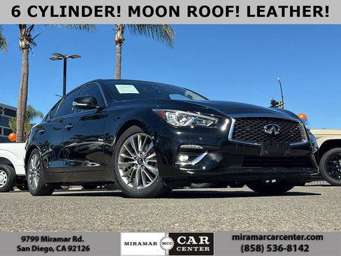 Used 2022 INFINITI Q50 Luxe w/ Cargo Package image 1