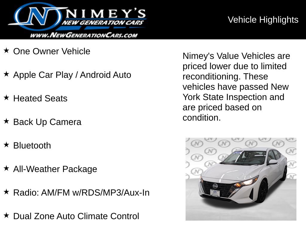 Used 2024 Nissan Sentra SV w/ All-Weather Package FWD image 6