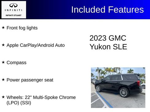 Used 2023 GMC Yukon SLE RWD image 3