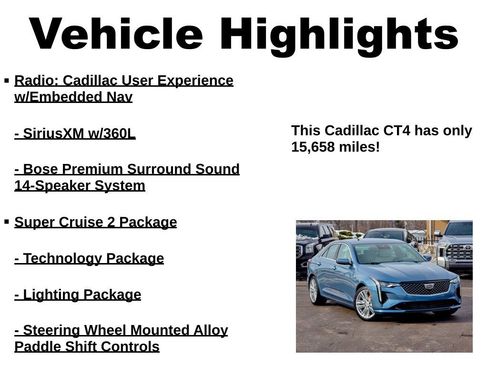 Used 2023 Cadillac CT4 Premium Luxury w/ Super Cruise 2 Package image 49