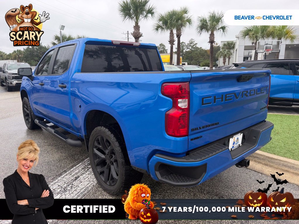 Used 2025 Chevrolet Silverado 1500 Custom w/ Turbomax Blackout Package AWD/4WD image 6